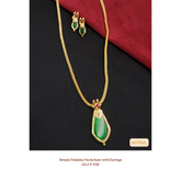 Palakka Neckchain with Earings
